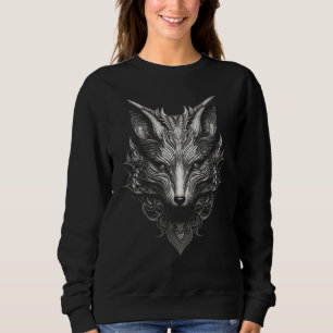 Fox Mandala Art - Animal Wolf Fox Sweatshirt