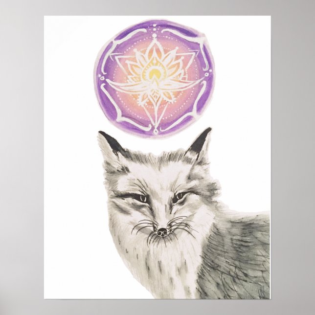 Fox Mandala Poster (Front)