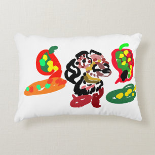 Fox mark autumn decorative cushion