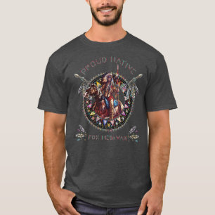 Fox Meskwaki Native American Indian Warrior Riding T-Shirt