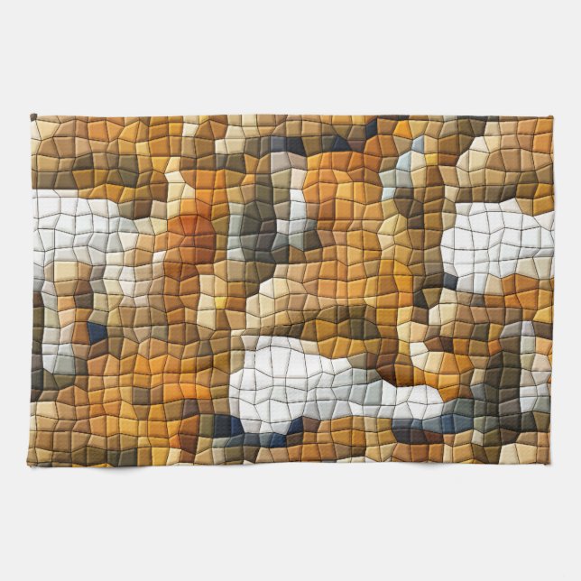 FOX MOSAIC TEA TOWEL (Horizontal)