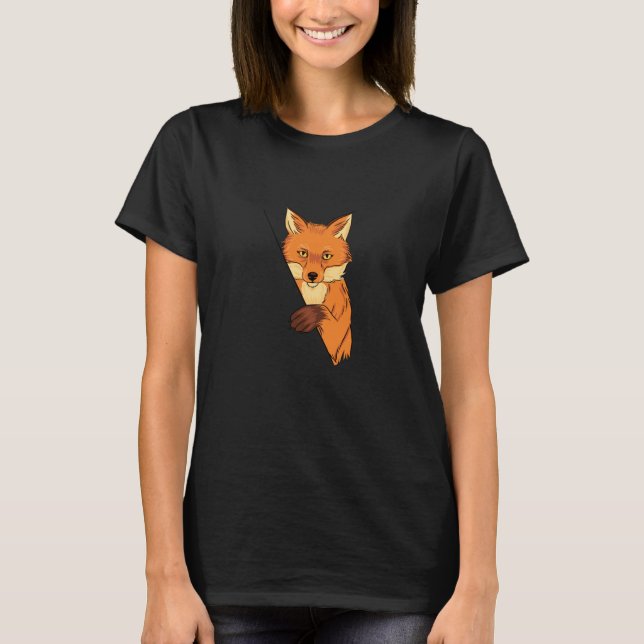 Fox Motif T-Shirt (Front)