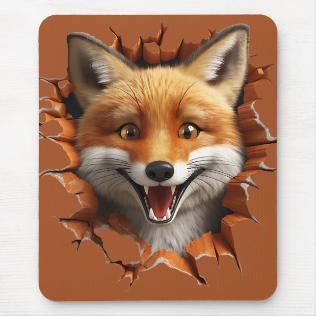 Fox Mouse Pad (Front)