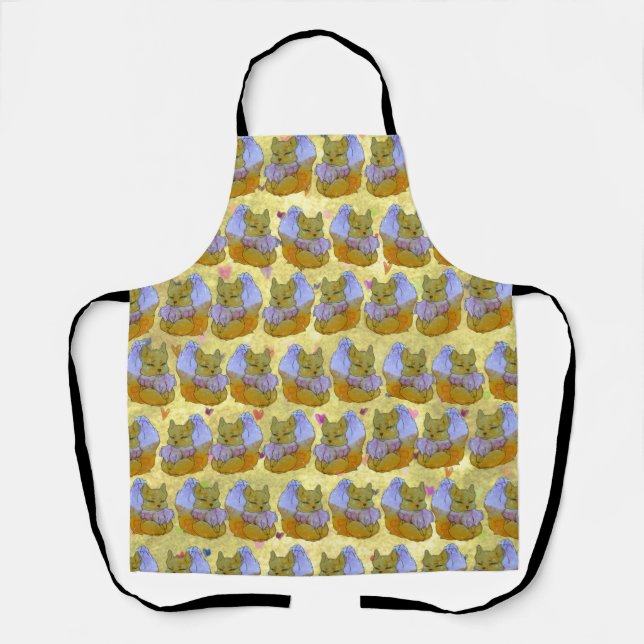 Fox named Dice Apron (Front)