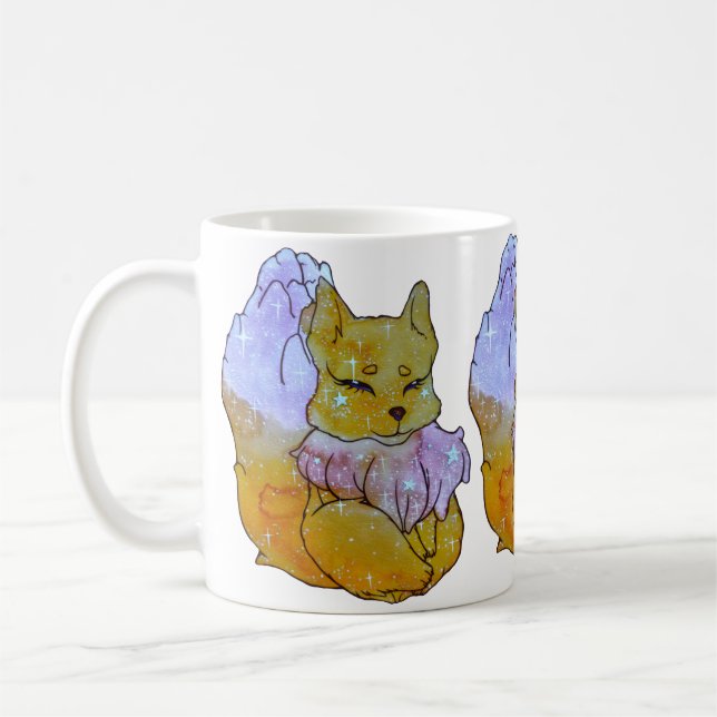 Fox named Dice Coffee Mug (Left)