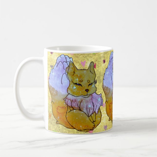 Fox named Dice Coffee Mug (Left)