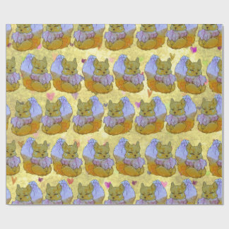 Fox named Dice Wrapping Paper