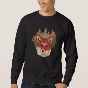 Fox Nature Forest Animal Wildlife Trees Fox Sweatshirt