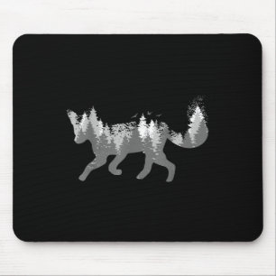Fox Nature Outdoor Hiking Camping Hunting Gift Mouse Pad