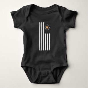 Fox Nerd - Flag Baby Bodysuit