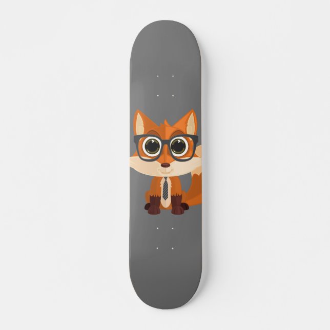 Fox Nerd Skateboard (Front)