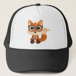Fox Nerd Trucker Hat