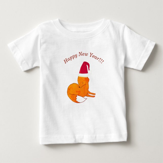 Fox New Year Custom  Baby T-Shirt (Front)