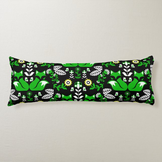 Fox Nordic Scandinavian Folk Art     Tablecloth Body Cushion (Front)