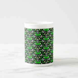 Fox Nordic Scandinavian Folk Art     Tablecloth Bone China Mug