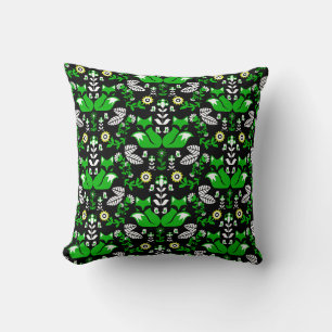 Fox Nordic Scandinavian Folk Art Tablecloth Cushion