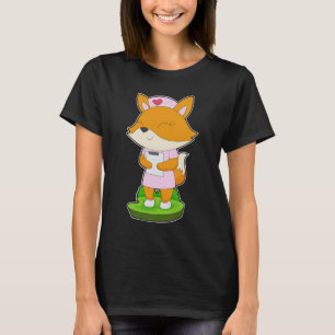 Fox Nurse Notepad T-Shirt