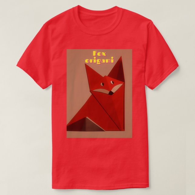 Fox Origami 11 T-Shirt (Design Front)