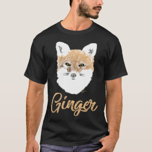 Fox Outfit Fox Red Hair Ginger Message T-Shirt