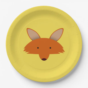 Fox Paper Plate