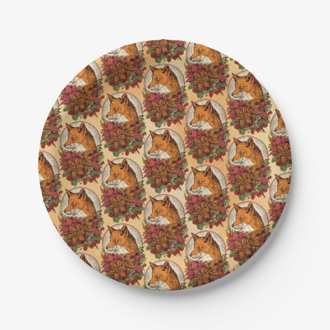Fox Paper Plate (Front)