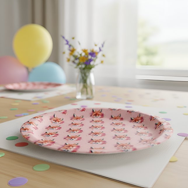 Fox Paper Plates (Creator Uploaded)
