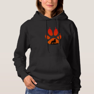 Fox paw fox hunting hunt hunter  1 hoodie