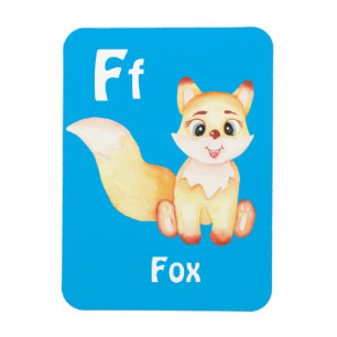 Fox personalise ABC: Letter F - Add Your Name Magnet