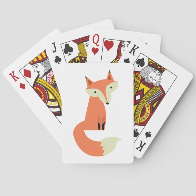 Fox Playing Cards (Back)