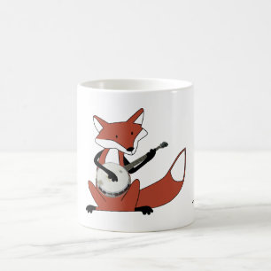 Fox Playing the Banjo Coffee Mug