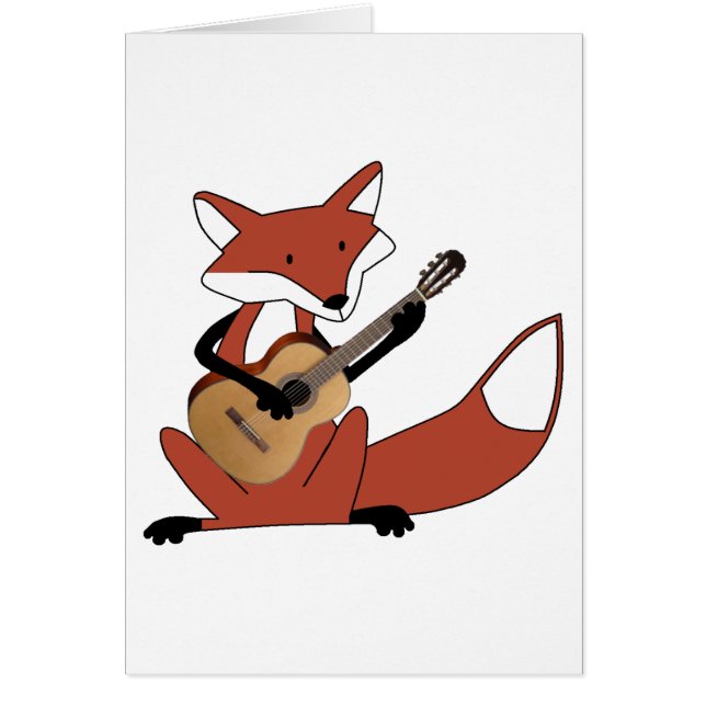 Fox Playing the Guitar (Front)