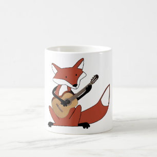Fox Playing the Guitar Coffee Mug