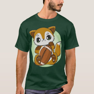 Fox Plays Football For Coach Centre Guard Tackle P T-Shirt