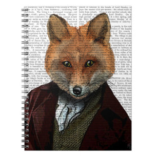 Fox Portrait 2 Notebook