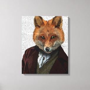 Fox Portrait Canvas Print