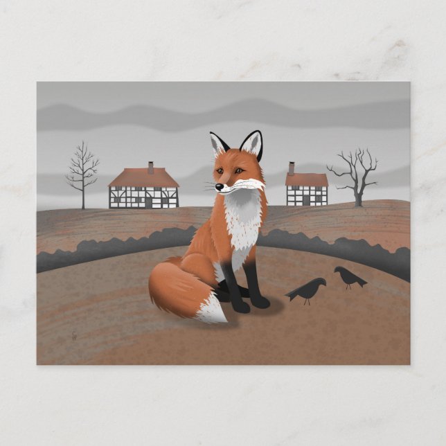 Fox Postcard (Front)