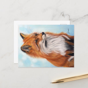 Fox Postcard Print 