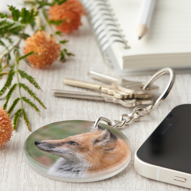  Fox Profile    Key Ring (Front Right)