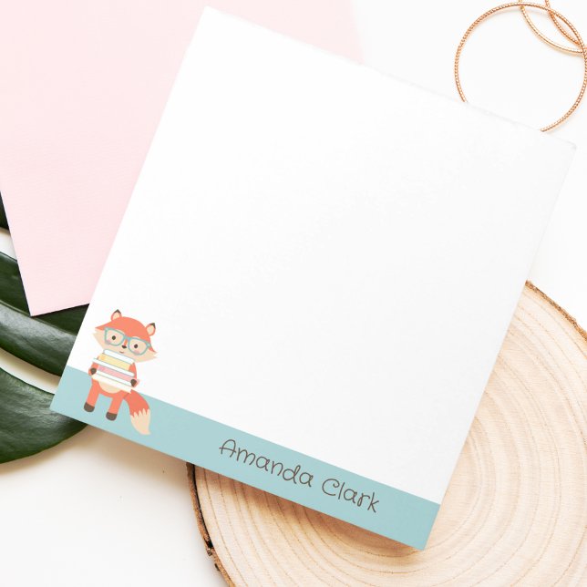 Fox reading notepad (Creator Uploaded)