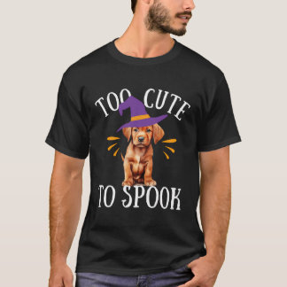 Fox Red Lab Cute Spook Funny Halloween Dog Costume T-Shirt