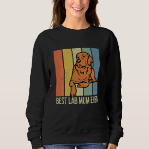 Fox Red Lab Mum Labrador Retriever Vintage Matchin Sweatshirt