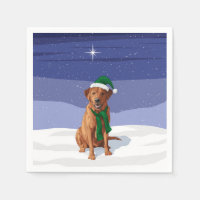 Fox Red Labrador Retriever Christmas Dog