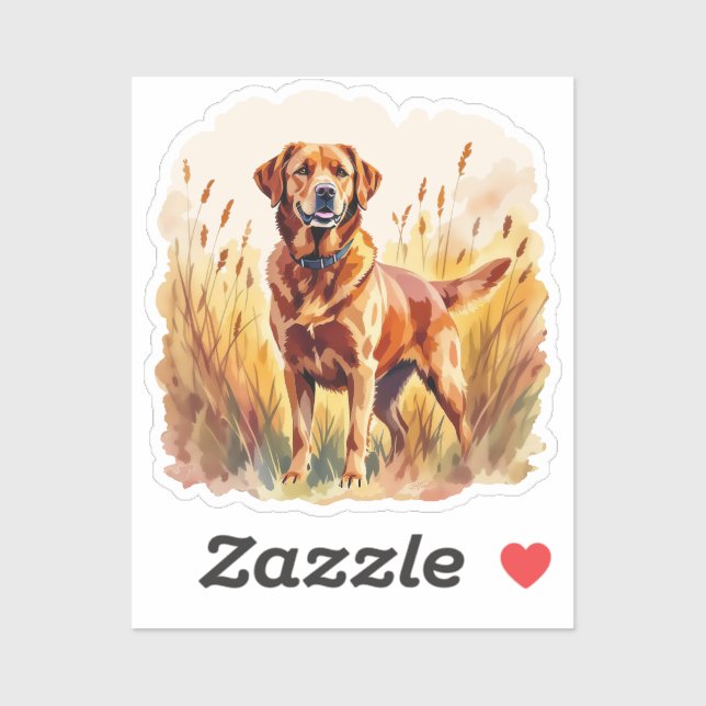 Fox Red Labrador Retriever Dog (Sheet)