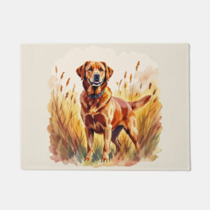 Fox Red Labrador Retriever Dog Doormat