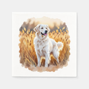 Fox Red Labrador Retriever Dog Napkin