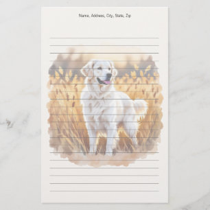 Fox Red Labrador Retriever Dog Stationery