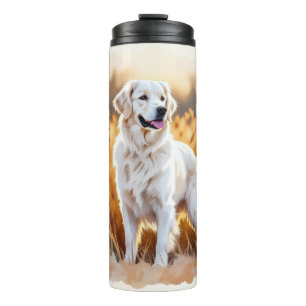 Fox Red Labrador Retriever Dog Thermal Tumbler