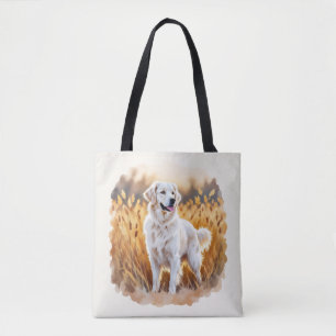 Fox Red Labrador Retriever Dog Tote Bag