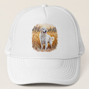 Fox Red Labrador Retriever Dog Trucker Hat