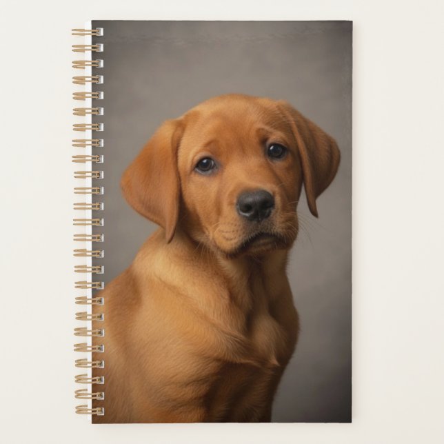 Fox Red Labrador Retriever Planner (Front)